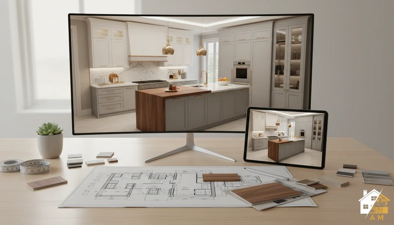 تصميم مطبخ 3D مجاني في خميس مشيط &mdash; الماسة الألمانية