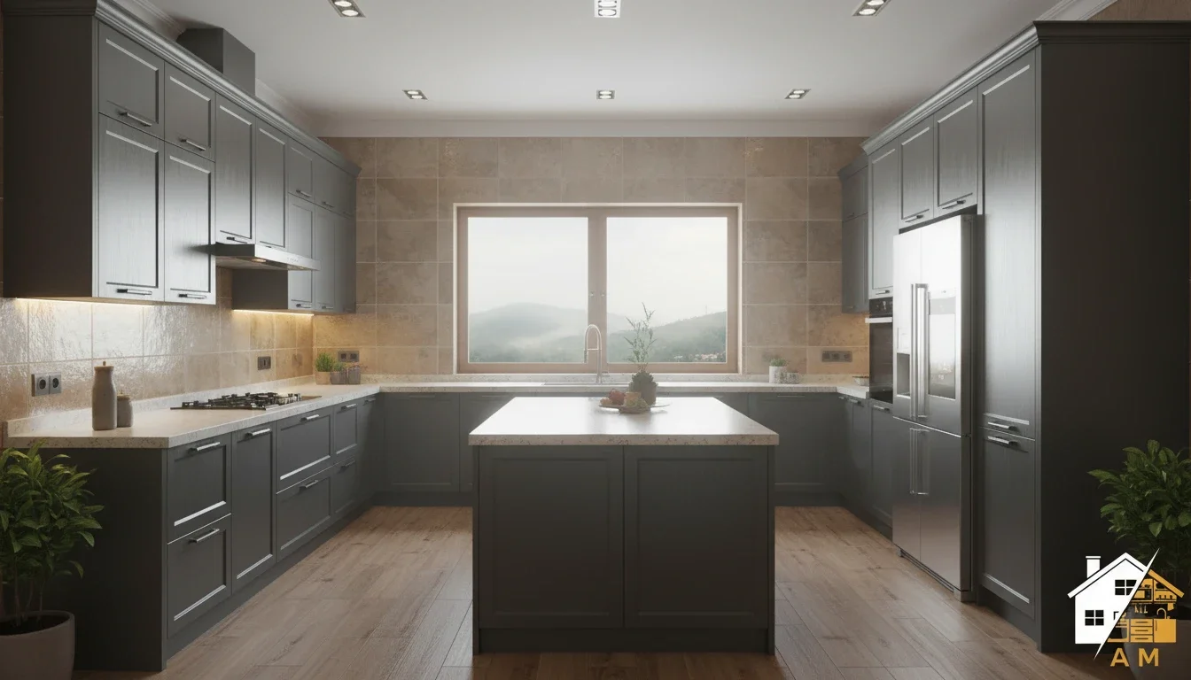 مطابخ أبها مقاومة للرطوبة الجبلية — الماسة الألمانية