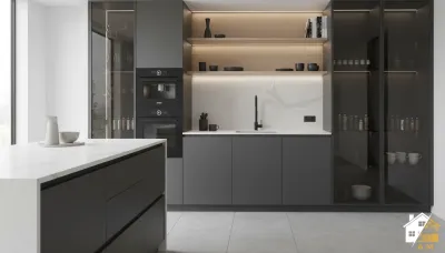 مطبخ مودرن عصري في أبها وخميس مشيط بتصميم أنيق وخامات فاخرة